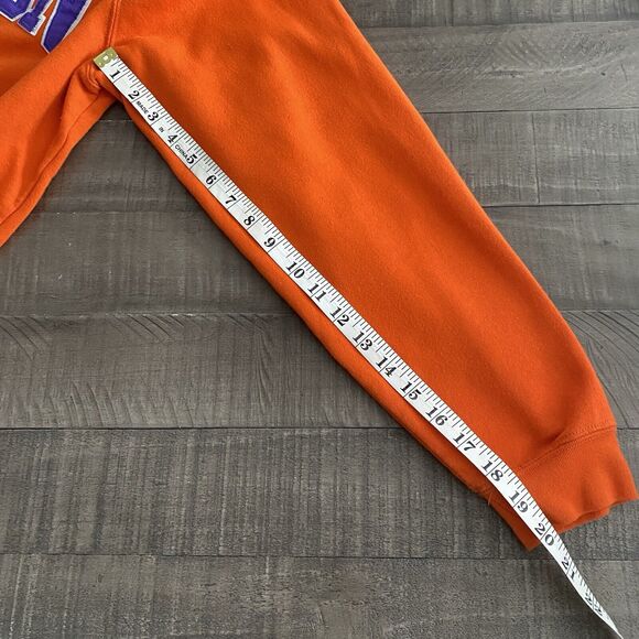 Clemson Orange J America Embroidered Crewneck Sweatshirt. Size XL unisex - Picture 11 of 15